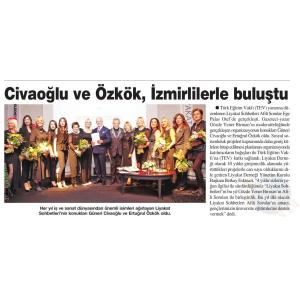 ÖZKÖK VE CİVAOĞLU LİYAKAT SOHBETLERİ'NDE..