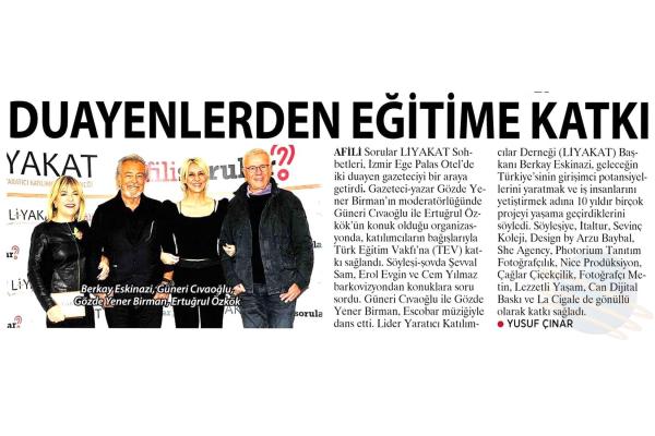 DUAYENLERDEN EĞİTİME KATKI