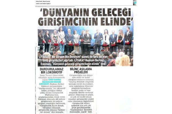 DÜNYA'NIN GELECEĞİ GİRİŞİMCİNİN ELİNDE
