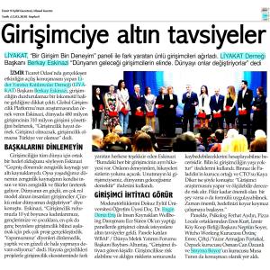 GİRİŞİMCİYE ALTIN TAVSİYELER