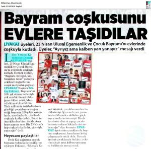 BAYRAM COŞKUSUNU EVLERE TAŞIDILAR