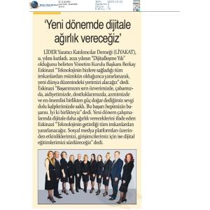 ''YENİ YILDA DİJİTALE AĞIRLIK VERECEĞİZ''