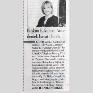 Başkan Eskinazi: Anne hayat demek