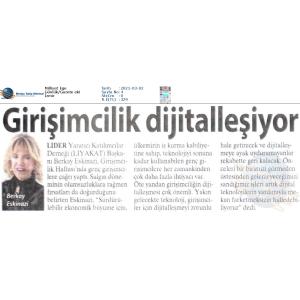 Girişimcilik dijitalleşiyor